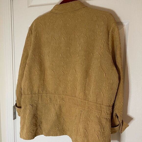 Faux suede Coldwater Creek PXL jacket - Picture 5 of 6
